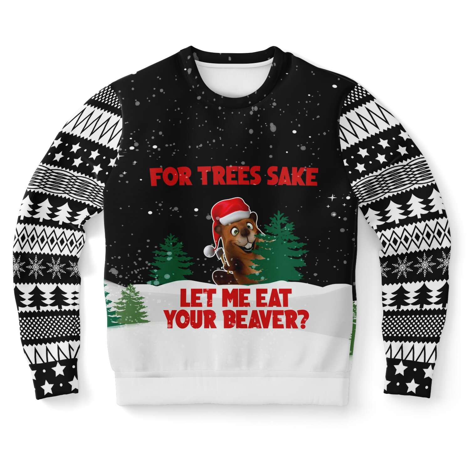 Trees Sake Sweater Red